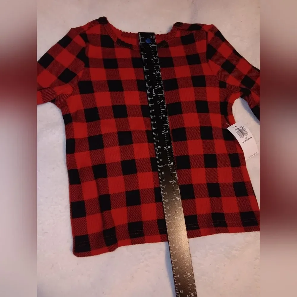 Old Navy Printed Long-Sleeve Thermal-Knit T-Shirt NWT
